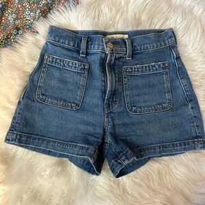 Denim madewell shorts with front pockets